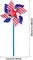 15 PCS-4th of July Decorations for Home Outdoor Patriotic Pinwheels